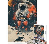 Puzzle da 1000 pezzi per adolescenti con consegna di sushi spaziale giocattoli antistress fantastici regali e giocattoli gioco educativo con pezzi completamente interconnessi di forma casuale