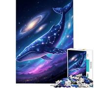 Puzzle da 1000 pezzi per adolescenti con costellazione della Balena Cosmica ideale per stimolare la mente decorazione murale e per la casa adatto a persone dai 14 anni in su (50x75cm)
