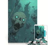 Puzzle da 1000 pezzi per adolescenti con creature marine non morte antistress decorazione per la casa collezione d'artista belle arti 38x52cm