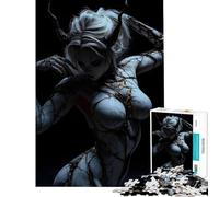 Puzzle da 1000 pezzi per adolescenti con demone dalla pelle screpolata gioco educativo regalo di compleanno per divertimento in famiglia (dimensioni 38x26cm)