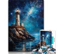 Puzzle da 1000 pezzi per adolescenti con dipinto del faro 1000 pezzi per adulti e adolescenti Relax Games è l'ideale come regalo per tutta la famiglia (26x38cm)