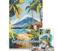 Puzzle da 1000 pezzi per adolescenti con dipinto delle Isole Galapagos, gioco rilassante, antistress intellettuale, regalo di compleanno e unico 38x52cm