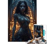 Puzzle da 1000 pezzi per adolescenti con donna cattiva sexy gioco interattivo educativo sfida e regalo per donne e uomini decorazione per la casa (dimensioni 38x52cm)