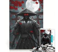 Puzzle da 1000 pezzi per adolescenti con fantasma, samurai e assassino, giocattolo decorativo da parete, per divertimento in famiglia, per rafforzare l'amore tra le coppie 38x26cm