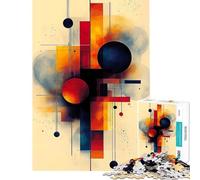 Puzzle da 1000 pezzi per adolescenti con forme geometriche astratte gioco pratico che stimola l'intelligenza e crea dipendenza Un'ottima idea regalo per donne (dimensioni 38x26cm)