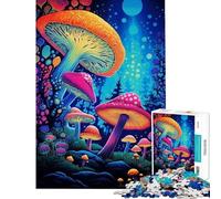 Puzzle da 1000 pezzi per adolescenti con funghi psichedelici Nessun puzzle per adulti Giochi divertenti vacanze a casa ammazzare il tempo compleanno e altre occasioni (38x26cm)