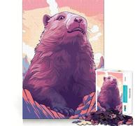 Puzzle da 1000 pezzi per adolescenti,con grafica Risograph,animali e intagli di precisione,ideale per allenare la concentrazione e creare momenti di tranquillità Gioco divertente,perfetto come regalo
