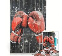 Puzzle da 1000 pezzi per adolescenti con guanti rossi e decorazioni dipinte giochi divertenti allena la mente e le mani gioco di sfida unico 50x75cm