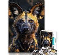 Puzzle da 1000 pezzi per adolescenti con iene africane, gioco di ruolo, ogni pezzo è unico - Gioco stimolante e divertente per tutta la famiglia (50x75cm)