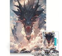 Puzzle da 1000 pezzi per adolescenti con il drago più bello degli anime, gioco rilassante, antistress intellettuale, compleanno e altre occasioni 38x26cm