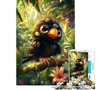 Puzzle da 1000 pezzi per adolescenti con il fascino degli uccelli della giungla puzzle per adulti giochi rilassanti che migliorano la memoria regali per amici e familiari (dimensioni 38x52cm)