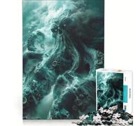 Puzzle da 1000 pezzi per adolescenti con il Kraken arrabbiato, gioco educativo, decorazione da parete, ideale come regalo 38x52cm