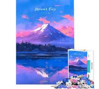 Puzzle da 1000 pezzi per adolescenti con il Monte Fuji ideale per stimolare l'intelligenza e la serenità Un gioco avvincente e rilassante per tutta la famiglia Un'opera d'arte da regalare (38x52cm)