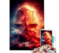 Puzzle da 1000 pezzi per adolescenti con il segno zodiacale della Bilancia Un gioco educativo che stimola l'analisi e la logica adatto a ragazzi dai 14 anni in su (38x26cm)