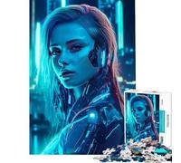 Puzzle da 1000 pezzi per adolescenti con intelligenza artificiale bellissimo personaggio femminile divertente attività da fare a casa regalo di compleanno gioco pratico adatto a partire dai 14 anni