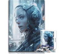 Puzzle da 1000 pezzi per adolescenti con intelligenza artificiale, design accattivante, gioco per migliorare la memoria, regalo per compleanni, dimensioni 50x75cm