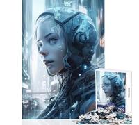 Puzzle da 1000 pezzi per adolescenti con intelligenza artificiale giocattoli antistress per ragazze bellissime idee regalo gioco pratico ogni pezzo è unico - dimensioni 50x75cm