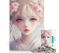 Puzzle da 1000 pezzi per adolescenti con la bellezza dei fiori di ciliegio Puzzle logico e di precisione per il tempo libero,regalo di compleanno (38x26cm)