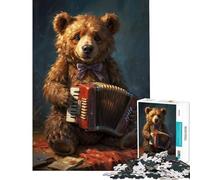 Puzzle da 1000 pezzi per adolescenti con la canzone "A Well Loved Bear Song" un gioco divertente e stimolante un regalo perfetto per compleanni e per tutta la famiglia (dimensioni 38x52cm)