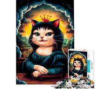 Puzzle da 1000 pezzi per adolescenti con la Gioconda gioco educativo e stimolante per tutta la famiglia ideale come regalo (dimensioni 38x52cm)