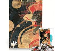 Puzzle da 1000 pezzi per adolescenti con la Scimmia dello Zodiaco Giapponese, gioco divertente, allena la mente e la mano, sfida unica 50x75cm