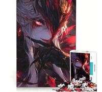 Puzzle da 1000 pezzi per adolescenti con l'aquila e la ragazza anime giochi rilassanti attività divertenti da fare a casa compleanno e altre occasioni 38x52cm