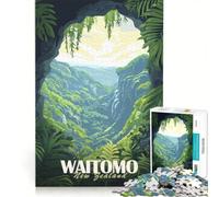Puzzle da 1000 pezzi per adolescenti con le grotte di Waitomo Nuova Zelanda gioco per famiglie decorazione da parete per rafforzare l'amore tra le coppie 50x75cm