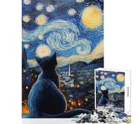 Puzzle da 1000 pezzi per adolescenti con l'immagine di una stella baffuta - Gioco rilassante di analisi e logica decorazione da parete compleanno e Natale (50x75cm)