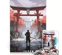 Puzzle da 1000 pezzi per adolescenti con l'incredibile porta Torii del Giappone, gioco pratico, sfida impegnativa, collezione d'artista, belle arti 38x26cm
