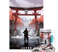 Puzzle da 1000 pezzi per adolescenti con l'incredibile porta Torii giapponese gioco divertente e stimolante regalo per compleanni per tutta la famiglia (dimensioni 38x52cm)