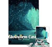 Puzzle da 1000 pezzi per adolescenti con lucciole e illustrazioni delle grotte della Nuova Zelanda Gioco educativo e stimolante per tutta la famiglia e spiritoso ideale come regalo di compleanno