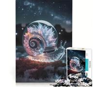 Puzzle da 1000 pezzi per adolescenti con lumaca magica trasparente decorazione da parete regalo di compleanno per rafforzare l'amore tra le coppie 38x52cm