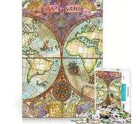 Puzzle da 1000 pezzi per adolescenti con mappe fantasy ideale per rilassarsi stimolare la mente e creare un'atmosfera piacevole compleanni e altre occasioni 50x75cm