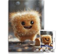 Puzzle da 1000 pezzi per adolescenti con mostri marroni poco soffici, gioco educativo di ragionamento, premuroso per tutti gli eventi, dimensioni 38x26cm