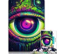 Puzzle da 1000 pezzi per adolescenti con occhi color neon 1000 pezzi per adulti giochi educativi classici bellissima decorazione 75x50cm