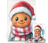 Puzzle da 1000 pezzi per adolescenti con omino di pan di zenzero tema natalizio divertente e rilassante ideale per stimolare la mente perfetto come regalo di compleanno o per occasioni speciali