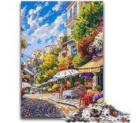 Puzzle da 1000 pezzi per adolescenti con paesaggi urbani mediterranei, puzzle per adulti, giocattoli da gioco stimolanti, decorazioni da parete, regali unici per compleanno e Natale (26x38cm)
