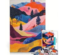 Puzzle da 1000 pezzi per adolescenti con paesaggio e ninna nanna gioco rilassante sfida impegnativa compleanno 38x26cm