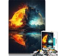 Puzzle da 1000 pezzi per adolescenti con paesaggio fantasy, ideale come regalo per tutta la famiglia, 50x75cm