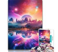 Puzzle da 1000 pezzi per adolescenti con paesaggio fantasy, ideale come regalo per tutta la famiglia, 50x75cm