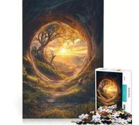 Puzzle da 1000 pezzi per adolescenti con passaggio segreto gioco divertente allena la mente e la mano gioco di sfida unico 38x26cm