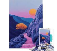Puzzle da 1000 pezzi per adolescenti con percorso luminoso sfida impegnativa da completare gioco educativo e rilassante per ragazzi dai 14 anni in su (38x52cm)