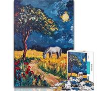 Puzzle da 1000 pezzi per adolescenti con pittura a olio di prateria 1000 pezzi per adolescenti regali antistress sfida difficile decorazioni per la casa uniche e regali 38x26cm