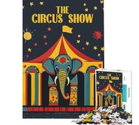 Puzzle da 1000 pezzi per adolescenti con poster a tema circo e spettacolo Giochi divertenti e coinvolgenti per coltivare la pazienza donne e uomini divertente e umoristico (50x75cm)