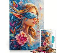 Puzzle da 1000 pezzi per adolescenti con principesse, ideale per esercitare la mente, per il gioco di gruppo, con taglio di precisione, perfetto come regalo per le festività 50x75cm