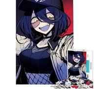 Puzzle da 1000 pezzi per adolescenti con ragazza anime con zanne gioco rompicapo giocattolo intellettuale ottimo regalo e giocattolo divertente e umoristico (Dimensioni 38x52cm)