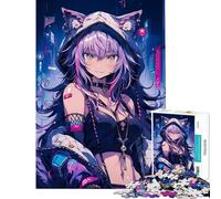 Puzzle da 1000 pezzi per adolescenti con ragazza anime ideale per compleanno e Natale Migliora la memoria e riduce lo stress Adatto a partire dai 14 anni (38x26cm)