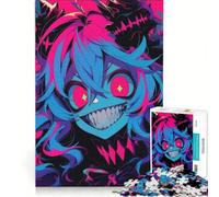 Puzzle da 1000 pezzi per adolescenti con ragazza mostro anime, gioco per famiglie, decorazione da parete, per rafforzare l'amore tra le coppie 38x52cm