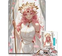 Puzzle da 1000 pezzi per adolescenti con ragazze anime, antistress, per ammazzare il tempo in casa, ideale come regalo per tutta la famiglia, dai 14 anni in su, 38x26cm