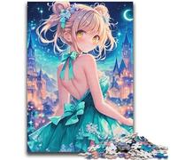 Puzzle da 1000 pezzi per adolescenti con ragazze anime, sfida difficile contro lo stress, migliora l'amore tra coppie (38x52cm)